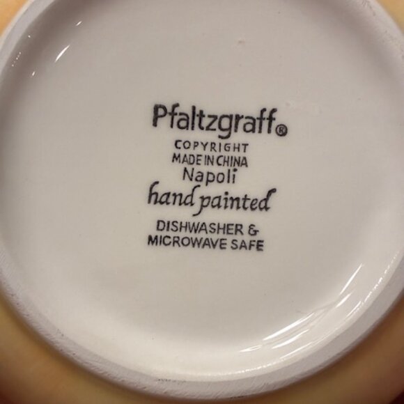 Pfaltzgraff Napoli Hand Painted NAPOLI Soup/Cereal Bowl 6" x 3 3/8" EXCELLENT - Picture 2 of 5